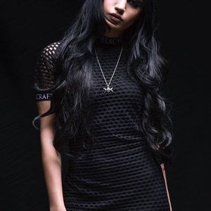 Blackcraft cult hot topic exclusive fishnet dress